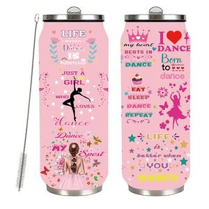 Kaydems Dance Lover Tumbler Dancer Stainless Steel Tumbler Mug Men Women Birthday Gifts With Straw Lid Coffee Mugs Car Cup - 17 OZ B8