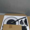 Dinoho LED Floor Lamp with RGB Star Projector & Remote, Stepless 3000-6000K Color Changing Standing Lamp, Dimmable Black Corner Lamp, 15W Modern 69" Tall Light for Bedroom, Kids Room, Living Room