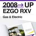 HOWBOW Ezgo RXV Suspension Bushing Kit include Hardware, Front A-Arm Polyurethane Bushings and Sleeves for 2008+ EZGO RXV Golf Cart Gas & Electric-Replaces OE#608086 601340 602085 601754 602415 600525