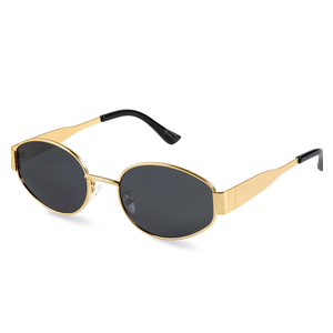 livho 2025 Trendy Oval Sunglasses - Stylish Polarized Shades for Everyday - Retro Metal Frames