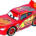 Carrera Speed Arena Disney Pixar Cars - Portable Slot Car Race Track Includes 2 Cars Lightning McQueen and Dinoco Cruz - Battery-Powered Beginner Toy Racing Set for Kids Ages 3 Years and Up
