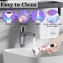 Wet & Dry Electric Razor for Women Men,4 in 1 Rechargeable Led Display Electric Shaver and Facial Hair Remover,Painless Ladies Body Razors for Nose Face Body Leg Bikini Arm Hair (White)