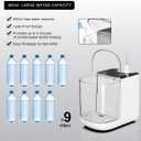 Upgraded Version 900ML Large Capacity Countertop Water Flosser, Aquarius Water Flosser Professional with UV Sanitizer Light, Oral Irrigator for Teeth, Gums, Braces, Dental Care