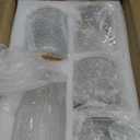 Gerrii 5 Pcs Sunflower Pattern Round Vintage Glass Food Storage Containers 17/24/34 oz Glass Jar Airtight Candy Jar Food Canisters for Kitchen Counter Pantry Coffee Tea Bean,Sunflower Round