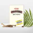 2 x Funny Birthday Card for Him Her, Gag Discount Tag Design, Unique Holiday Birthday Gift for Friends Family Coworker, Sarcastic December & January Bday Card, Christmas Promotion Gift