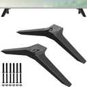 TV Base Stand for LG TV Legs, Only for 75UM7570PUD 75UM8070PUA 75UK6190PUB 75UK6500 75UK6570 82UM7570PUB 82UM8070PUA 86UK6500 86UK6570PUB 86UM8070AUB 86UM7570PUB Legs for LG TV Stand with Screw, Black