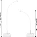 Balloon Arch Stand 8.2 Feet and 5 Feet Free Bending Half Arch Balloon Stand with Base Balloon Arch Kit for Wedding Birthday Baby Shower Graduation Halloween Party Decorations
