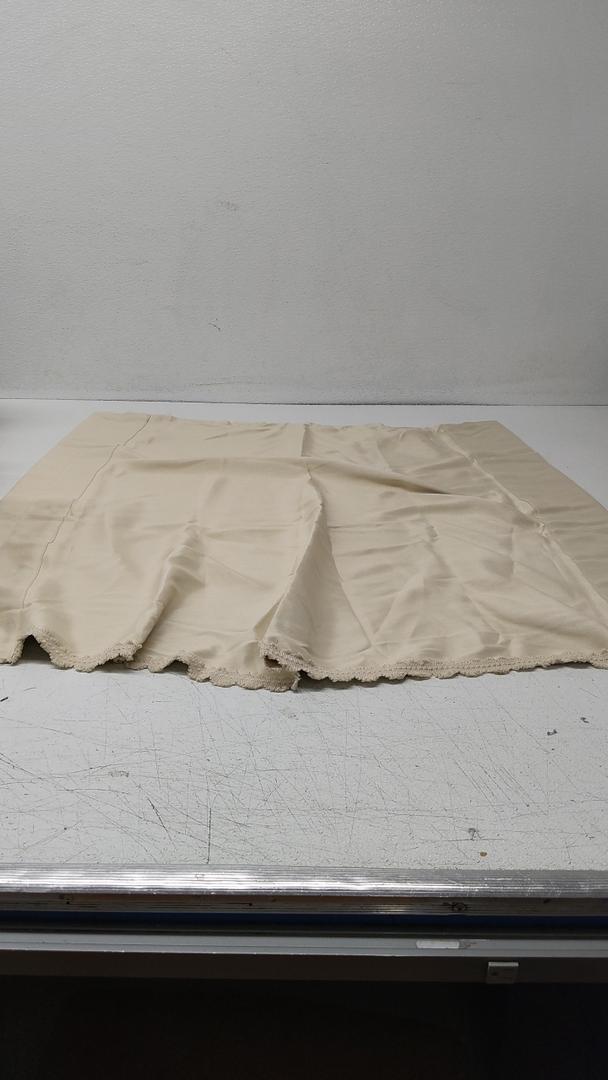 Curtain For Kitchen, Size 35" x 35" , Beige Color
