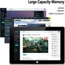 10.1" Windows Tablet Touchscreen Tablets Computer 6GB RAM 128GB ROM, 2.4G+5G WiFi, Intel Processor, USB 3.0, Micro HDMI, 6000MAH Battery, Dual Cameras, Bluetooth 5.0