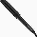 REVLON SmoothStay Coconut Oil Infused Hair Curling Iron - Barrel Curling Iron 1  Inch for Loose Curls, Shinier, Visibly Smoother Hair (1  in) (1-1/2 Inch CURLING IRON, Black)