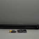 Retractable Baby Gate Perma Child Safety 33" Tall x 55 Wide, Mesh, for Stairs, Doorways, Dogs, Pets, Indoor, Outdoor, One-Handed Operation, Locking, Easy Install, Hardware Mount, Black