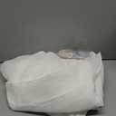 Off White Sheer Curtains 108 Inches Long 2 Panels, Thin Textured Linen Look Ceiling Curtains & Drapes for Living Room, Rustic See Through Window Decor, Pinch Pleat Sliding Glass Door Curtain