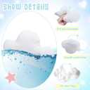 Unittype 3 Pcs Clouds Shaped Throw Decorative Pillows Cute Soft Cloud White Waist Rest Cushion Lovely Floor Cushion Reading Pillows 2 Size Girls Kids Cloud(15 Inch, 9.8 Inch)