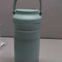 Momcozy Portable Bottle Warmer for Travel  Dual Heating Modes for Breast Milk & Water, Portable Milk Warmer with Fast Heating & Long Battery Life, 17 Ounces Large Capacity to Meet Your All-Day Needs (Gradual Change of Green)