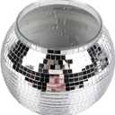 Disco Ball Ice Bucket, Drinks Ice Cool Bucket Reflective Champagne Bucket Beverage Storage Tub Bar Ice Cooler Container, for Parties BBQs Bars Cooling Bottles Cans of Beer