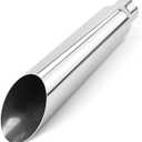 Exhaust Tips 2.5" Inlet 3.5" Outlet 18" Long Stainless Steel Angle Cut 45°