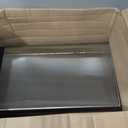 EKO Mirage-T 50 Liter / 13.2 Gallon Touchless Rectangular Motion Sensor Trash Can, Brushed Stainless Steel Finish