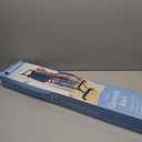 Whitmor Adjustable Rolling Clothes Organizer Chrome Garment Rack, Black and Silver