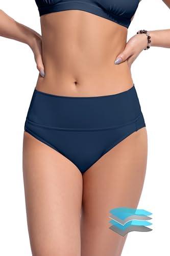 Beautikini Period Swimwear Bikini Menstrual Leakproof Swim Bottoms Period Bathing Suits for Teens Girl L
