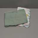 ZIGJOY Sleep Sack Swaddle 1.0 Tog Baby Wearable Blanket 100% Cotton Baby Swaddle Blanket for Newborns 0-6 Months Green&Tropical Rainforest (2 Pack-green&leaves)