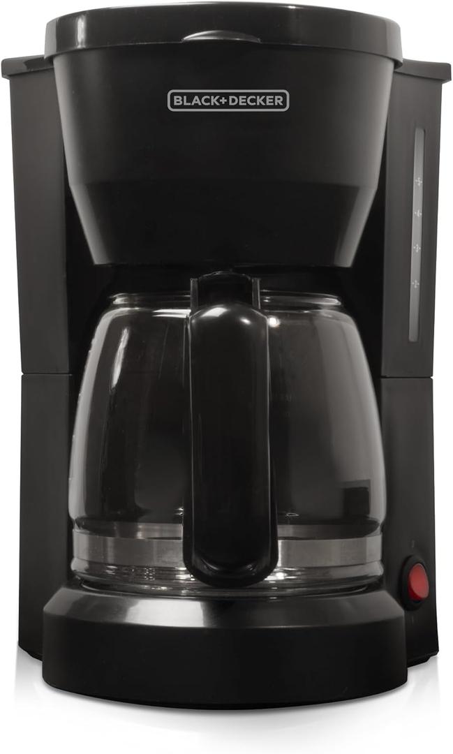 BLACK+DECKER 5-Cup Coffeemaker, DCM600B Black