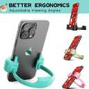 4 Pack Adjustable Lazy Thumbs-Up Phone Stand for Tablets, E-Readers and Smart Phones, Fun Gifts for Kids Teens Girls Boys Women Men Wife Girlfriends Teacher, Cute Phone Holder for Desk