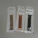 for Apple Watch Band Series Ultra SE 8 7 6 5 4 3 2 1 38mm 40mm 41mm Stainless Steel Slim & Thin Mesh Magnetic Clasp Strap Women and Girl Replacement Band for iWatch (Black)
