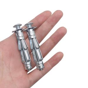 1/4" Drywall Anchor Kit Hollow Wall with Screws,Zinc Plated Steel Molly Bolt,Hollow Wall Drilling Anchors with Screws Drywall Anchors (30PCS, M6)