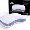 Bedgear Balance Cuddle Curve Performance Pillow - Size 2.0 - Moisture-Wicking Pillow for Side Sleepers - Medium Firmness Bed Pillow- Hypoallergenic, Washable Removable Cover - 20" W x 26" L x 5.75" H