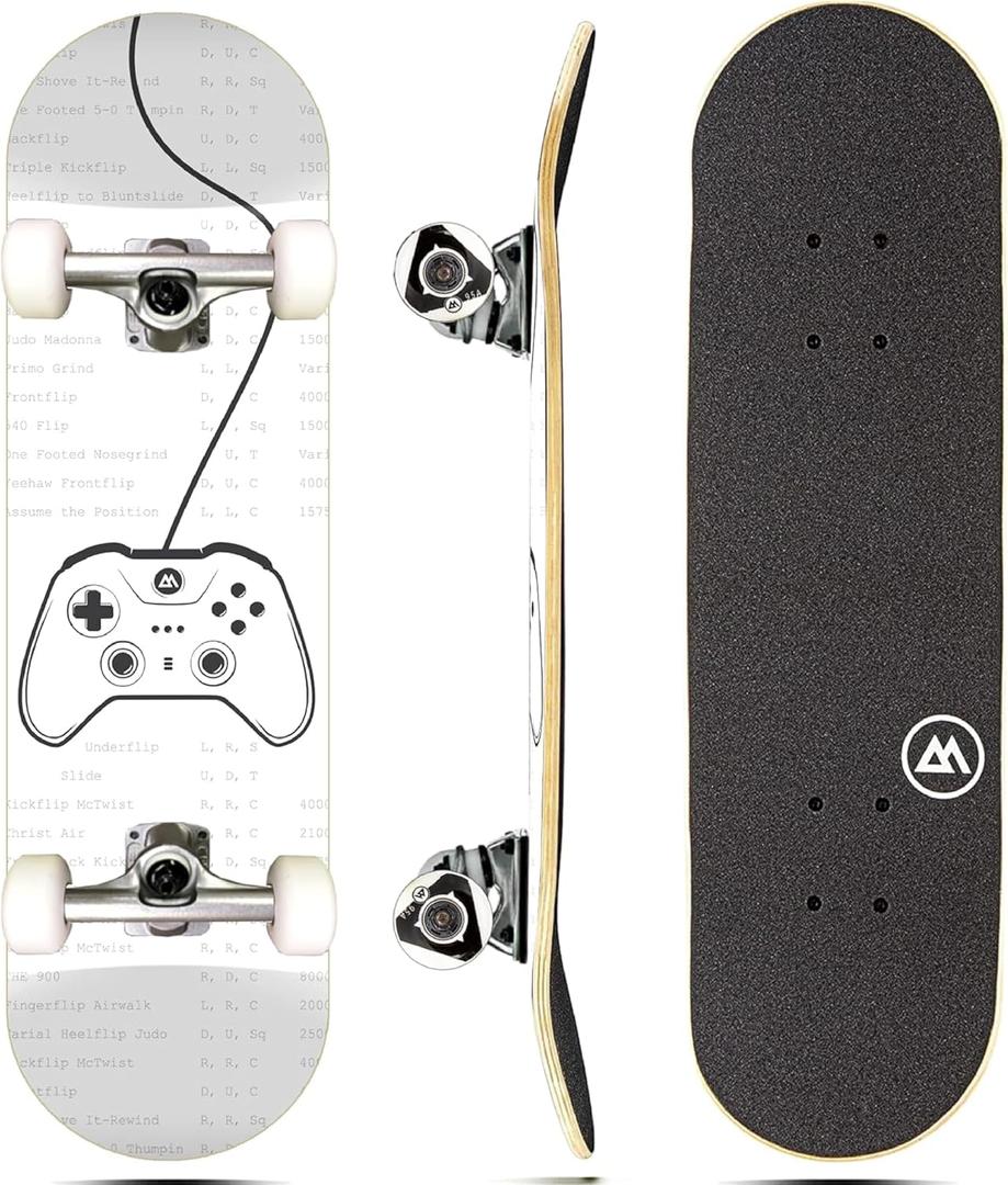 Magneto Complete Cruiser Starter Skateboard, Kids - 27.5x7.75"