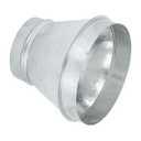 PATIKIL 9 Inch to 6 Inch Duct Reducer, Galvanized Steel Round Air Duct Reducer Crimped Pipe Increaser Adapter Connector Fitting Coupling for HVAC, Ventilation Systems