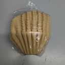 MUCXNIIY 2-5 Cup Coffee Filters, Pack of 100 Unbleached Coffee Filters 5 Cup, Thicken Natural Coffee Filter Basket for Commercial, Home Coffee Maker, Pour Over Coffee Kit (Brown, W02)