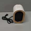 Indoor Electric Portable Space Heater, 1200W Personal Desk Heater, Fast Quiet Heating Ceramic for Large Room,Bedroom and Office Use (White)