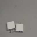 2 Pack USB C Charger Block, Dual Port Type C Wall Charger Fast Charging 20W Power Adapter Cube for iPhone 14/14 Pro/14 Pro Max/14 Plus/13/12/11, XS/XR/X, iPad, Samsung, More (White)