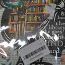 Wither Girl Love Books Tin Sign And Into The Library I Go To Lose My Mind Find Soul Retro Metal Poster Home Room Bedroom Wall Decoration Plaque 12x8 Inches ,12x8Inch