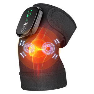 Knee Heating Pad for Pain Relief, Knee Massager with Heat and Vibration to Keep Knee Warmers, Heated Knee Brace for Relaxing