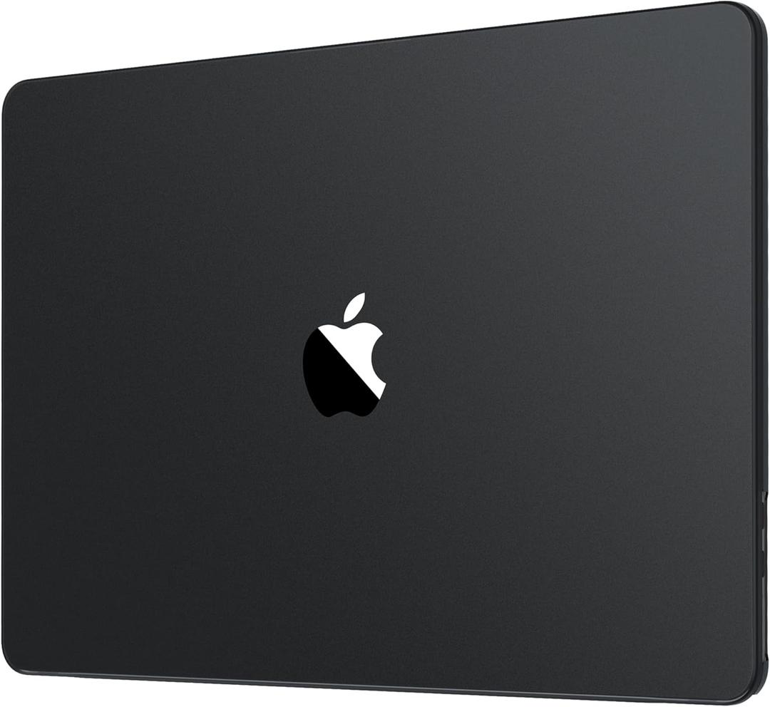 for MacBook Pro 14 inch Case 2026-2021 | M5 M4 M3 M2 M1 Pro/Max | 100% Match Official Color | Protective Hard Shell Laptop Cover | Space Black Clear