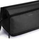 BAGSMART Toiletry Bag for Men, Wide Opening Dopp Kit Water Resistant Shaving Hygiene Organizer for Bathroom, Travel Essentials, Black