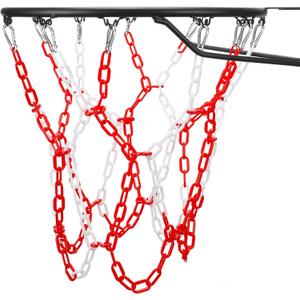 Basketball Net Replacement Heavy Duty,Resin Material, Anti-Rust Use Indoor Outdoor Standard 12-Ring Basketball Hoop