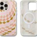 Sonix Case for iPhone 16 Pro Max | Compatible with MagSafe | 10ft Drop Tested | Checkered Neutrals