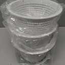 3 x 8 Inche Inground Pool Skimmer Basket for Hayward Pool Skimmer Basket SP1070 SPX1070E B-9,with Weights Pool Skimmer Basket - White,1 Pcs