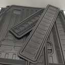7PCS Cargo Mat for Kia Carnival 2022-2026 / Carnival Hybrid 2025 2026 Cargo Liner with Backrest Mat TPE All Weather Trunk Mat 3rd Row Back Seat Cover Protector 2025 Carnival Accessories