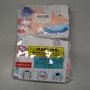 Winlyn 24 Sets Winter Decorations DIY Elf Ornaments Christmas Craft Kits Foam Elf with Snowflake Festive Foam Stickers for Kids Holiday Seasonal Gift Home Classroom Activities Party Favors