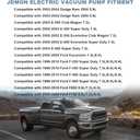 JDMON Compatible with Electric Vacuum Pump Ford F250 F350 F450 F550 Super Duty F650 F750 Excursion E350 E450 Dodge Ram 2500 3500 Replaces 904-214 6C3Z-2A451-A