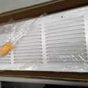 Fancat 30x6 Duct Opening | Steel Return Air Grille | Vent Cover Grill for Sidewall and Ceiling | HVAC Cold Air Intake Grille | White | Outer Dimensions: 31.75"W X 7.75"