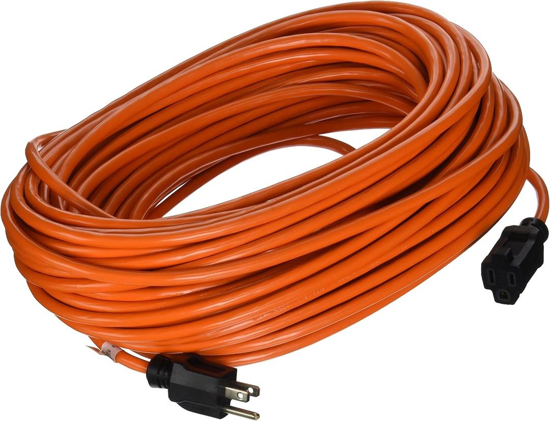 Prime Wire & Cable EC501635 100-Foot 16/3 SJTW Medium Duty Extension Cord, Orange