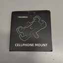 ROCKBROS Bike Phone Holder Mount for 4.5''-7.1'' Phones, Quick Release Handlebar Clamp, 360 Rotatable Motorcycle Mount (Black)