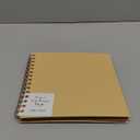 potricher 8 x 8 Inch DIY Scrapbook Album 40 Pages Hardcover Kraft Paper Scrap Book Photo Albums Memory Book for Wedding and Anniversary Family (Yellow, 8 Inch)