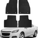 GXARTS Waterproof Car Floor Mats Carpet Full Set Fit for Chevy Malibu LS LT RS Premier 2016 2017 2018 2019 2020 2021 2022 2023 2024 | All-Weather Protectwith Anti Sliding Back