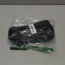 8.3 X 4 Inch 2 PCS Mesh Makeup Brush Bag Clear Travel Makeup Brush Holder Portable Mesh Travel Toiletry Bag with Zipper, Transparent Makeup Brush Storage Bag Cosmetics Brushes Organizer (Black)